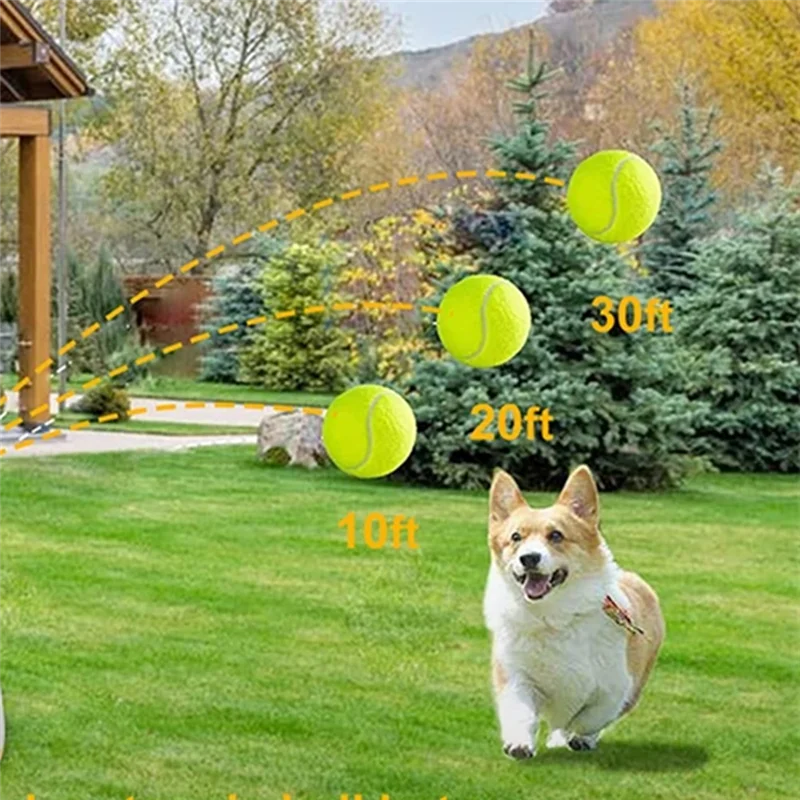 AA81-Fun Interactive Machine Fun Interactive Catapult Throw Rechargable Dog Tennis Ball Launcher Dogs Chase Automatic Toys