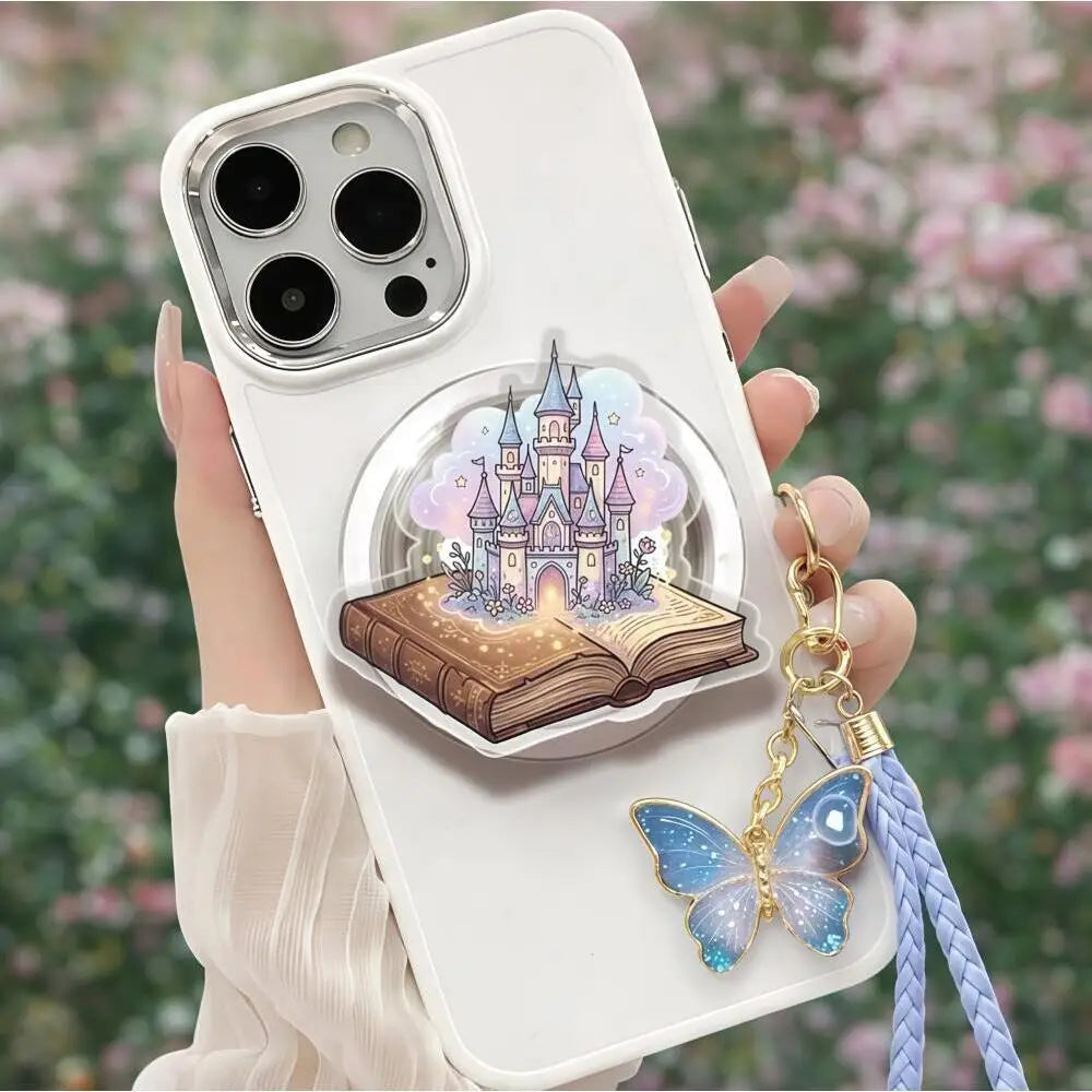 Self-Made Cute Acrylic Cartoon Anime Periphery Phone Holder Desktop Collection Stand Girls Boys Gift Ornaments Accessory